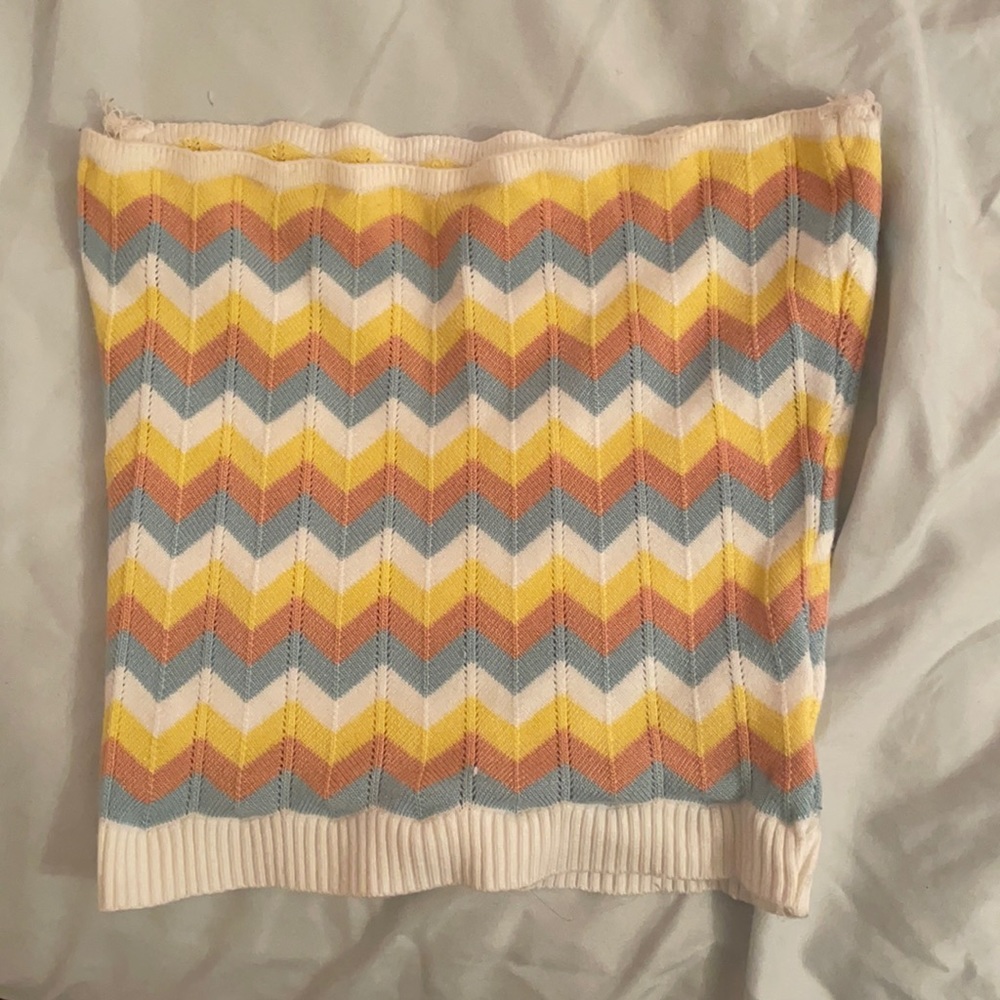 Chevron Tube Top
